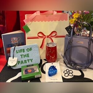 ♠️♠️♠️NWT KATE SPADE KENZIE MINI LILAC TOTE & EVERYTHING YOU SEE BUNDLE!!!♠️♠️♠️